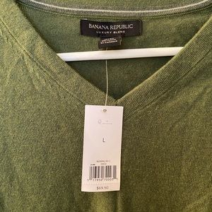 NWT Banana Republic Luxury Blend Men’s Sweater L
